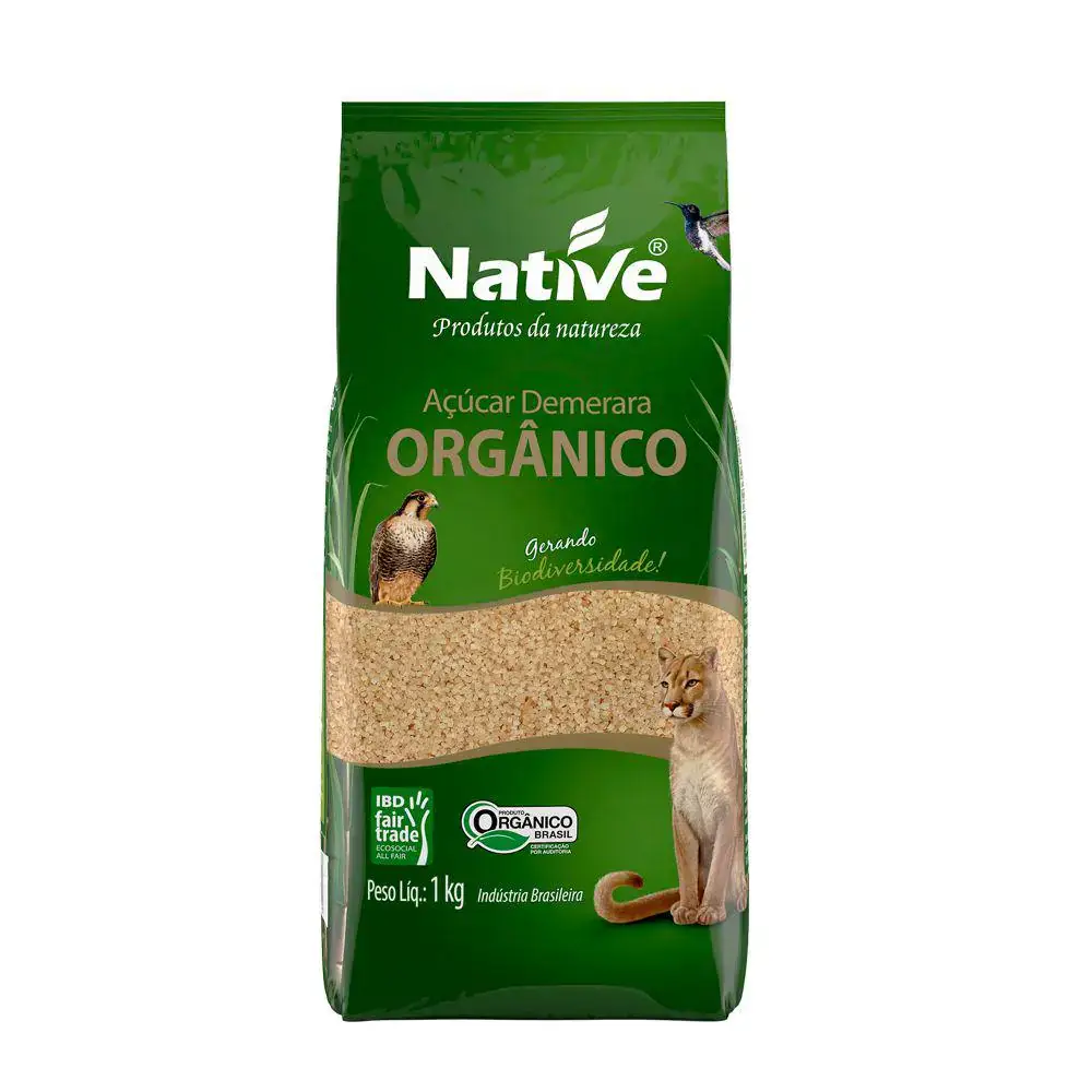 Açúcar Demerara Orgânico 1Kg NATIVE
