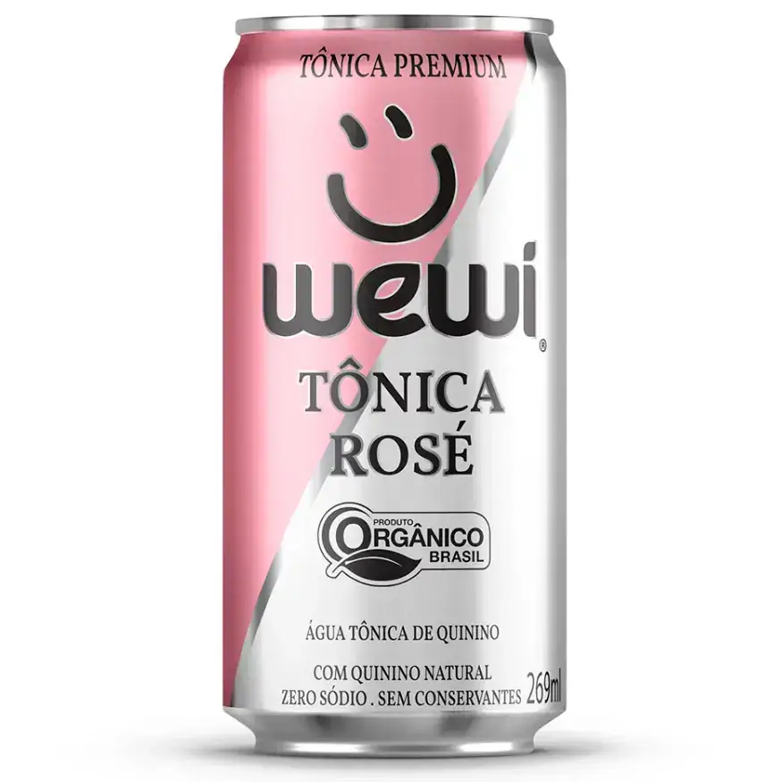 Água Tônica Wewi Orgânica Rose 269ml - Wewi