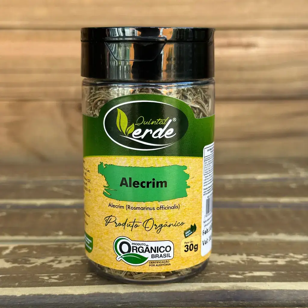Alecrim Orgânico Desidratado 30g - Quintal Verde