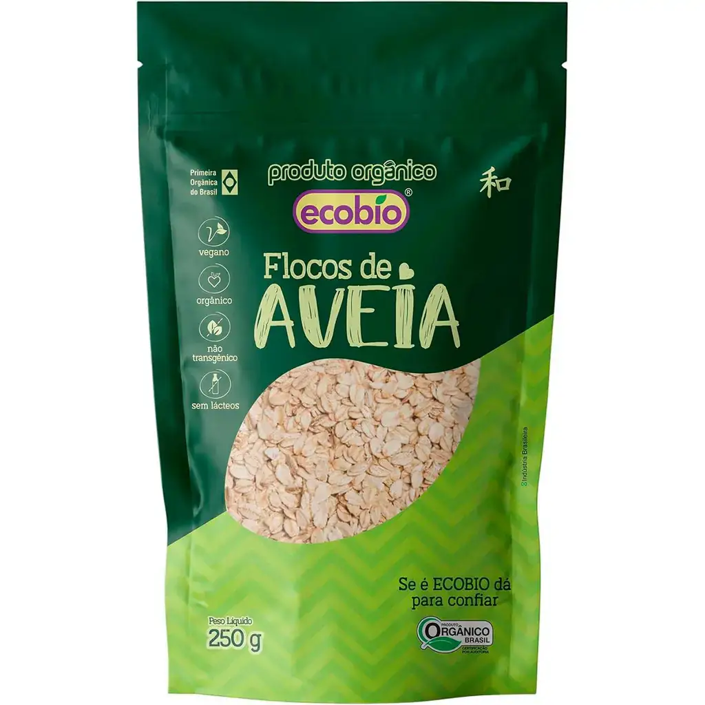 Aveia Orgânica em Flocos 250g - Ecobio