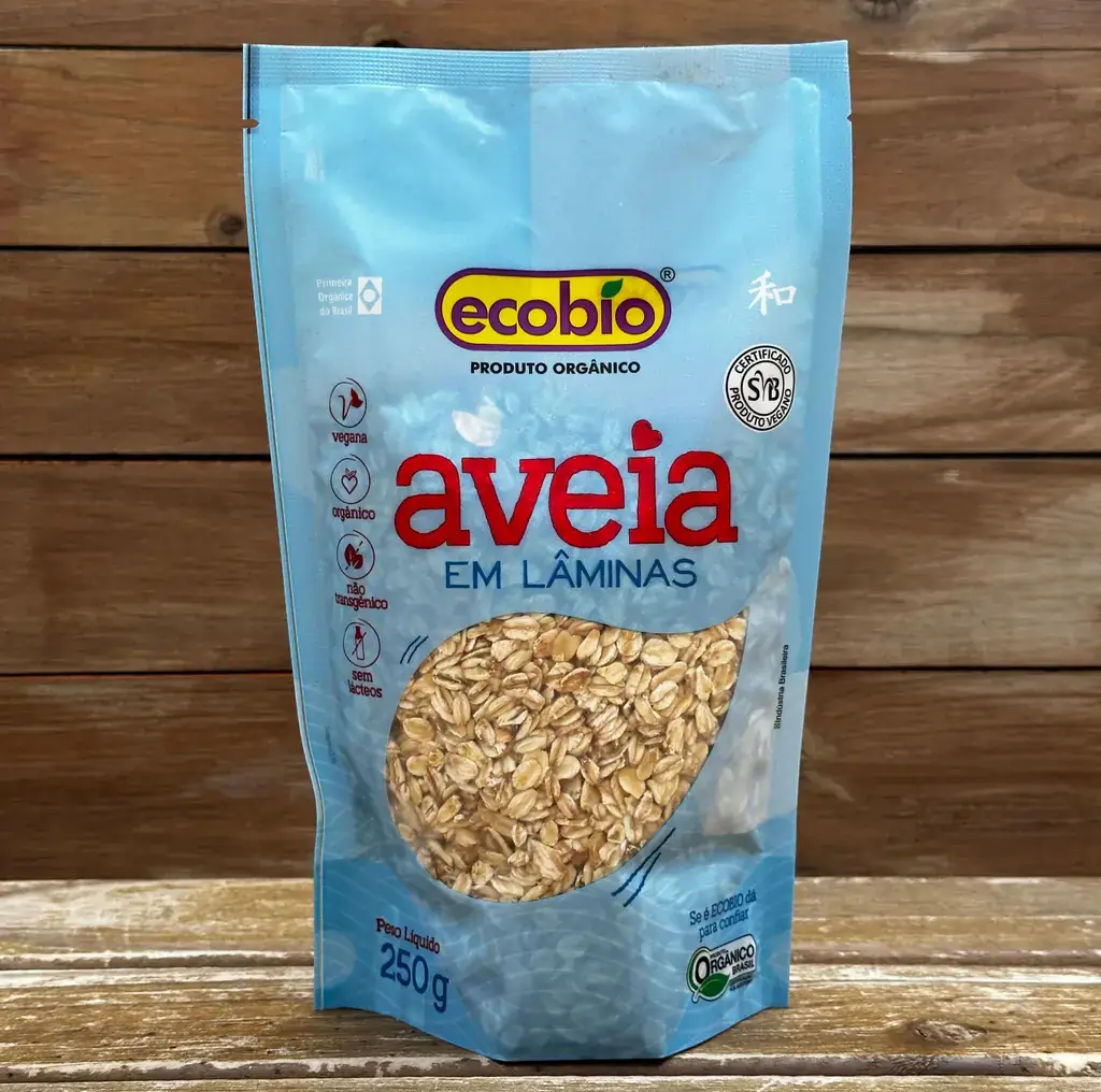 Aveia Orgânica em Lâminas 250g - Ecobio