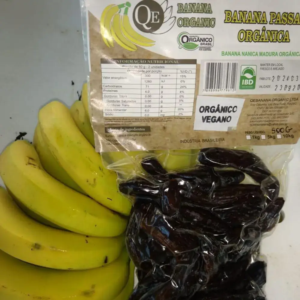 Banana Passa Nanica Orgânica 500g