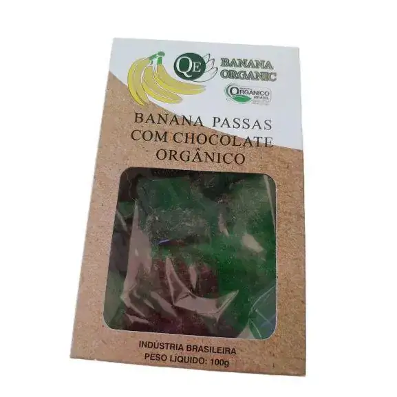 Banana Passas c/ Chocolate Orgânico 100g