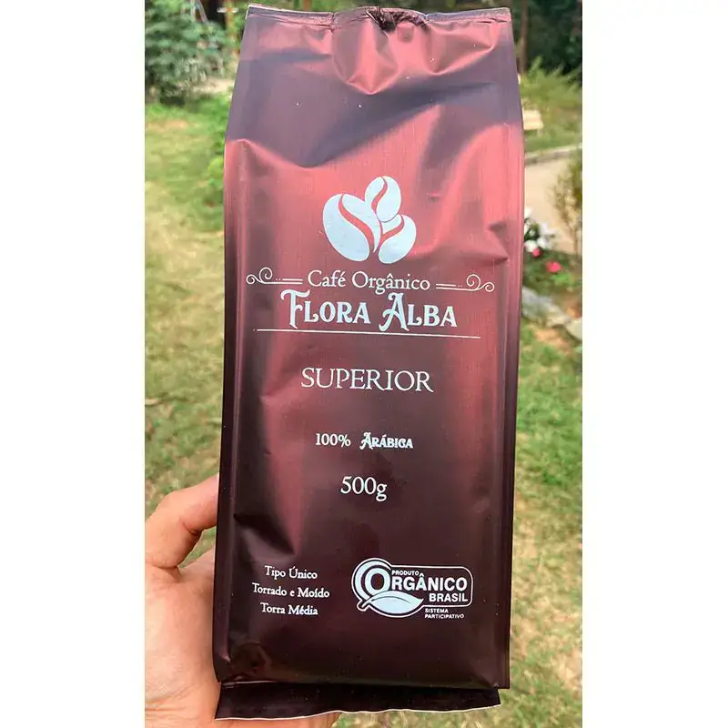 Café Orgânico Flora Alba Superior 100% Arábica Torra Média - 500g