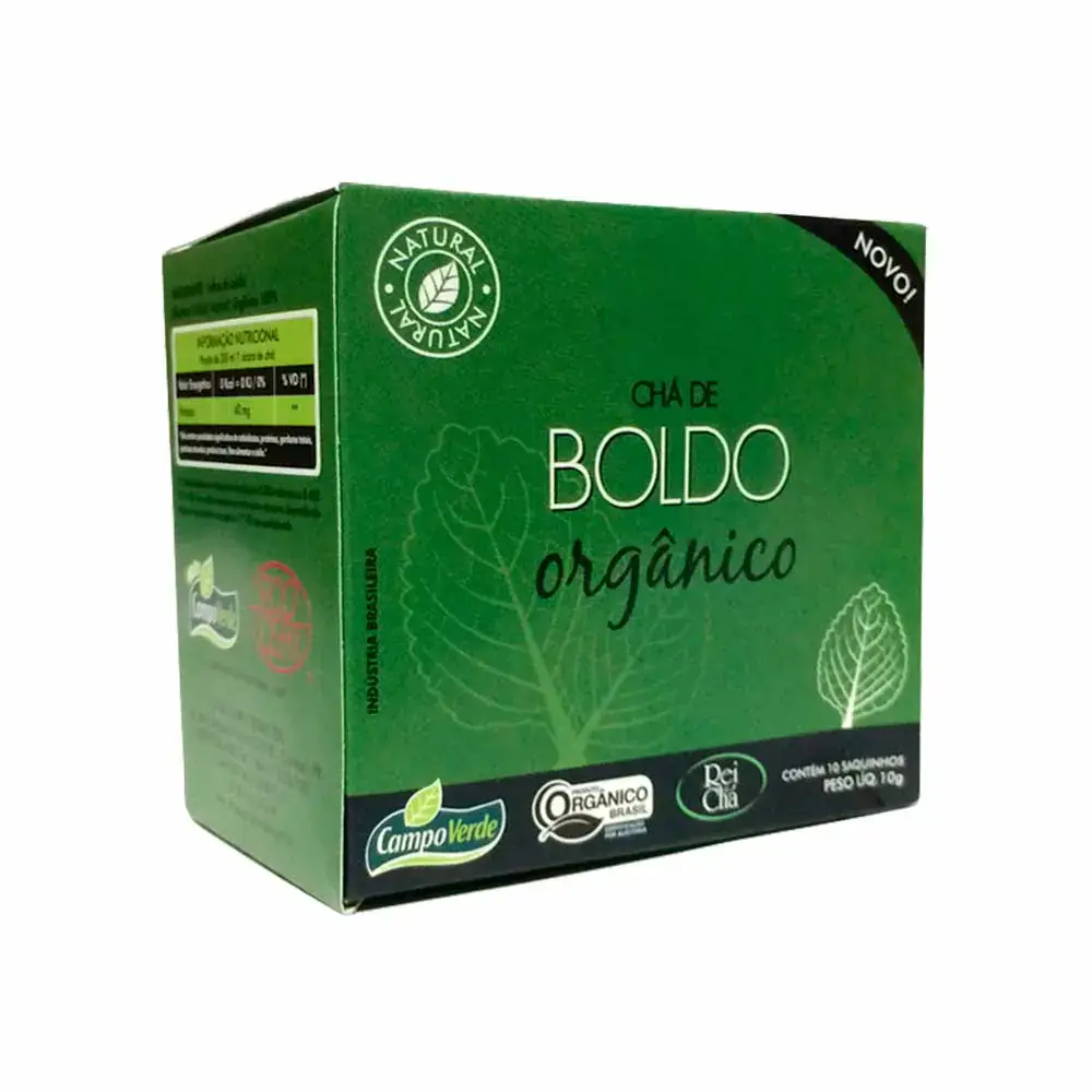 Chá Boldo Orgânico 10 Sachês - 10 Gr - Campo Verde