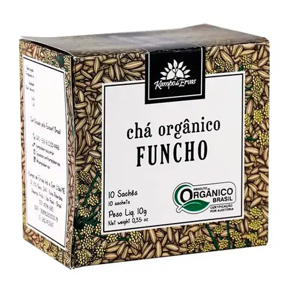Chá de Funcho Orgânico Sachê (10 unid.) - Kampo de Ervas