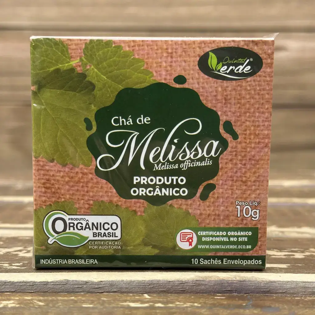 Chá de Melissa Orgânica 10 Sachês - Quintal Verde