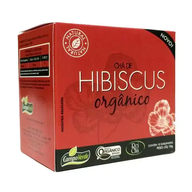 Chá Hibiscus Orgânico 10 Sachês - 10 Gr - Campo Verde