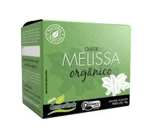 Chá Melissa Orgânico 10 Sachês - 10 Gr - Campo Verde