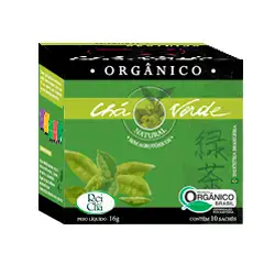 Chá Verde Orgânico 10 Sachês - 16 Gr - Campo Verde