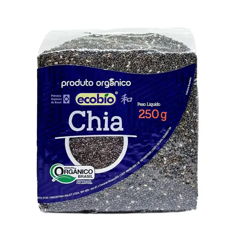 Chia em Grãos Orgânica 250g - Ecobio