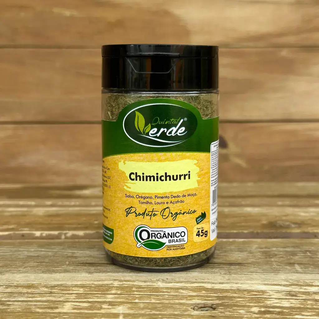 Chimichurri Tempero Orgânico 45g - Quintal Verde