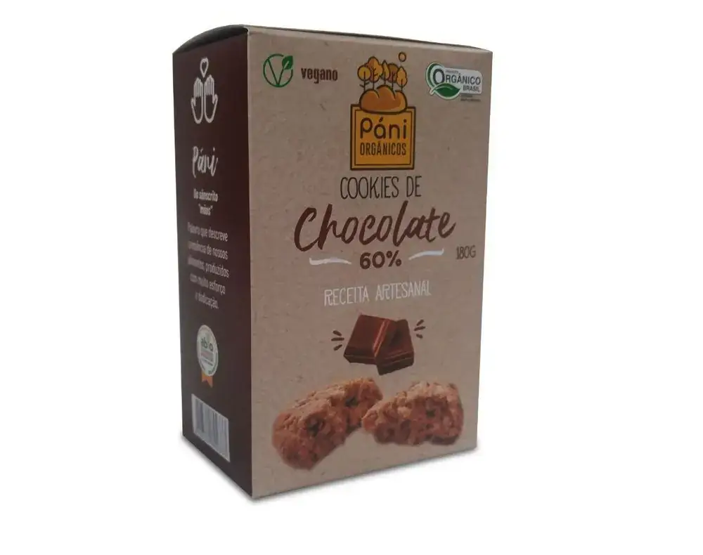 Cookies de Aveia com Chocolate 60% AMMA Orgânico 180g