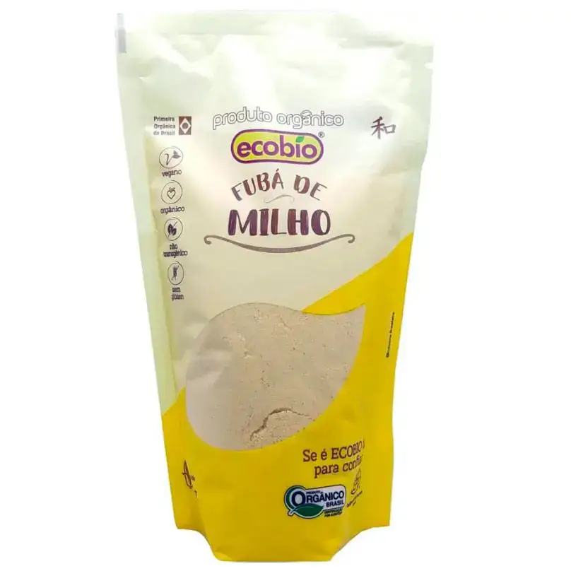 Fubá Orgânico (Farinha de Milho) 400g - Ecobio
