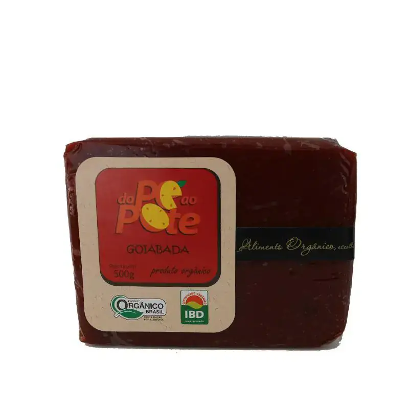 Goiabada Orgânica Barra 500g - Do Pé ao Pote