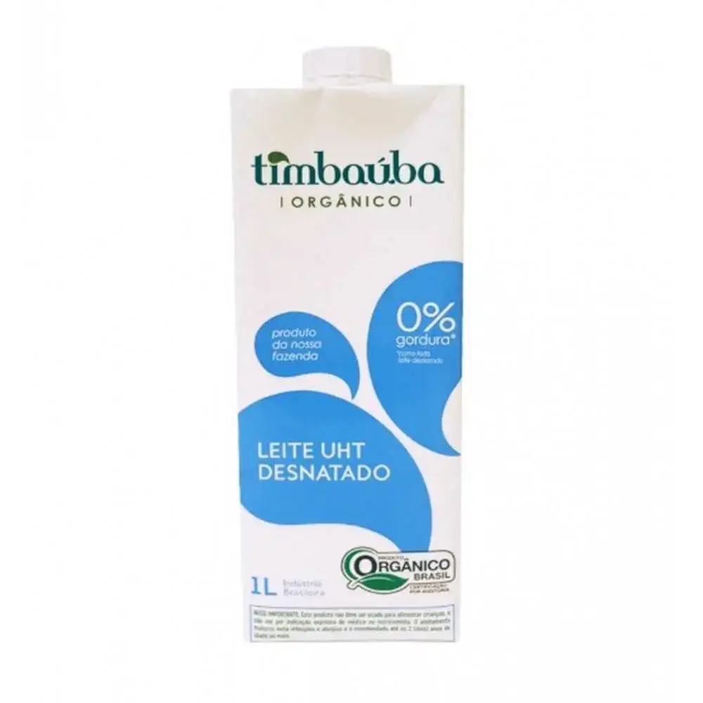 Leite Orgânico Desnatado  1L - Timbaúba