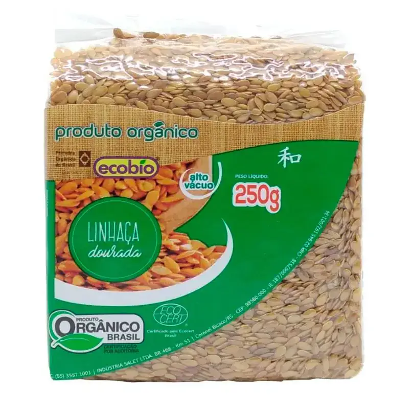 Linhaça Dourada Orgânica 250g - Ecobio