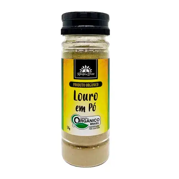 Louro em Pó Orgânico 50g - Kampo de Ervas