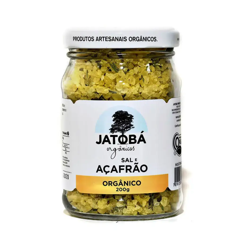 Mix Sal e Açafrão Orgânico 200g - Jabotá