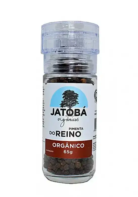 Pimenta do Reino Orgânica com Moedor 65g - Jatobá