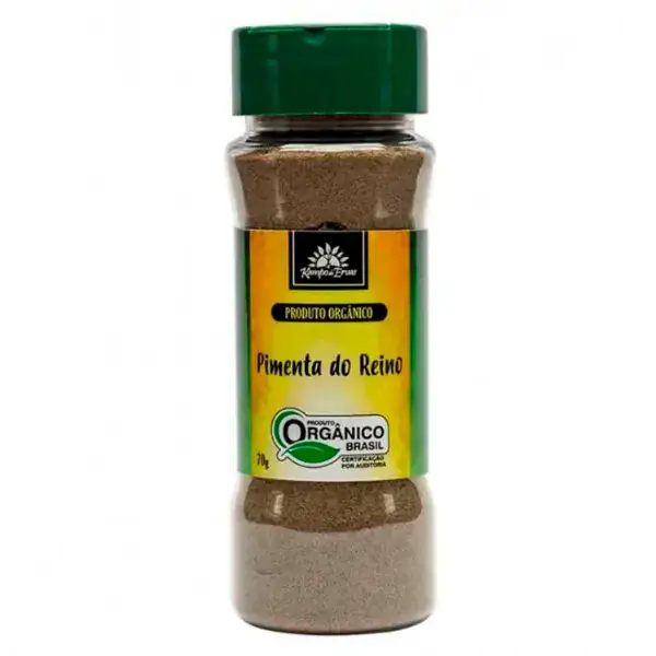 Pimenta do Reino Orgânica Em Pó 70g - Kampo de Ervas