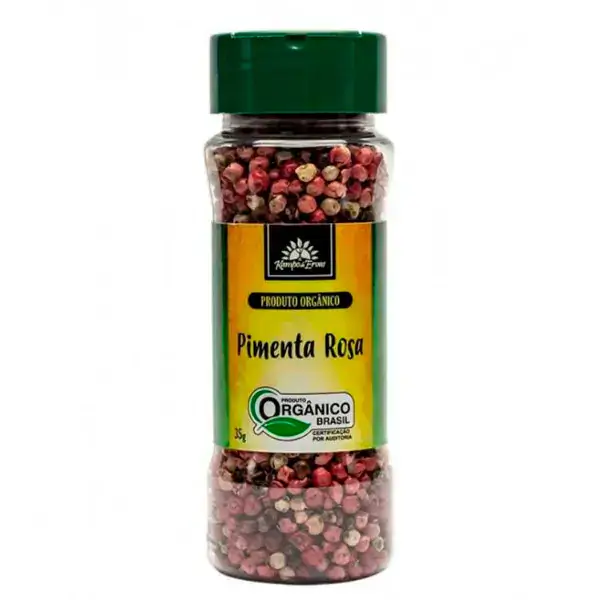 Pimenta Rosa Orgânica 35g - Kampo de Ervas