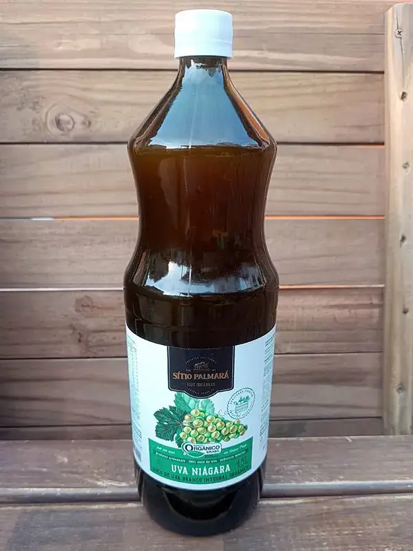Suco De Uva Branco Niágara Orgânico 1,5l - Sítio Palmará