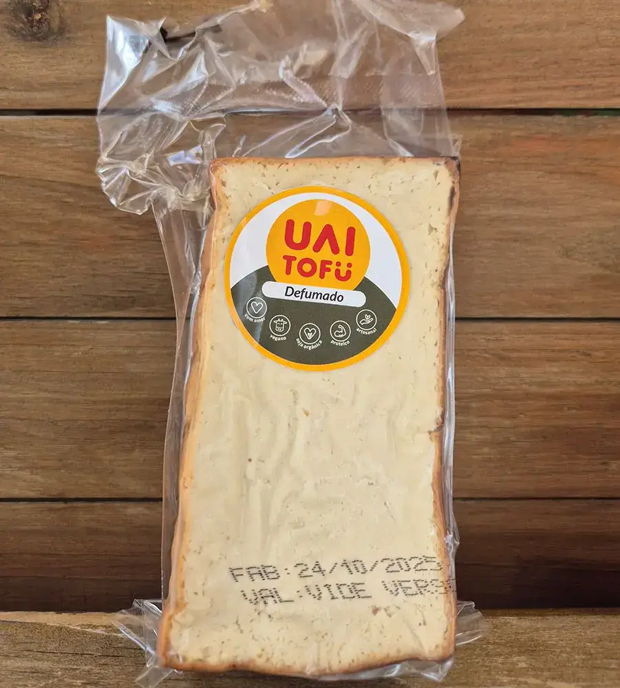 Tofu Defumado Soja Orgânica - UAI Tofu 300 a 400g