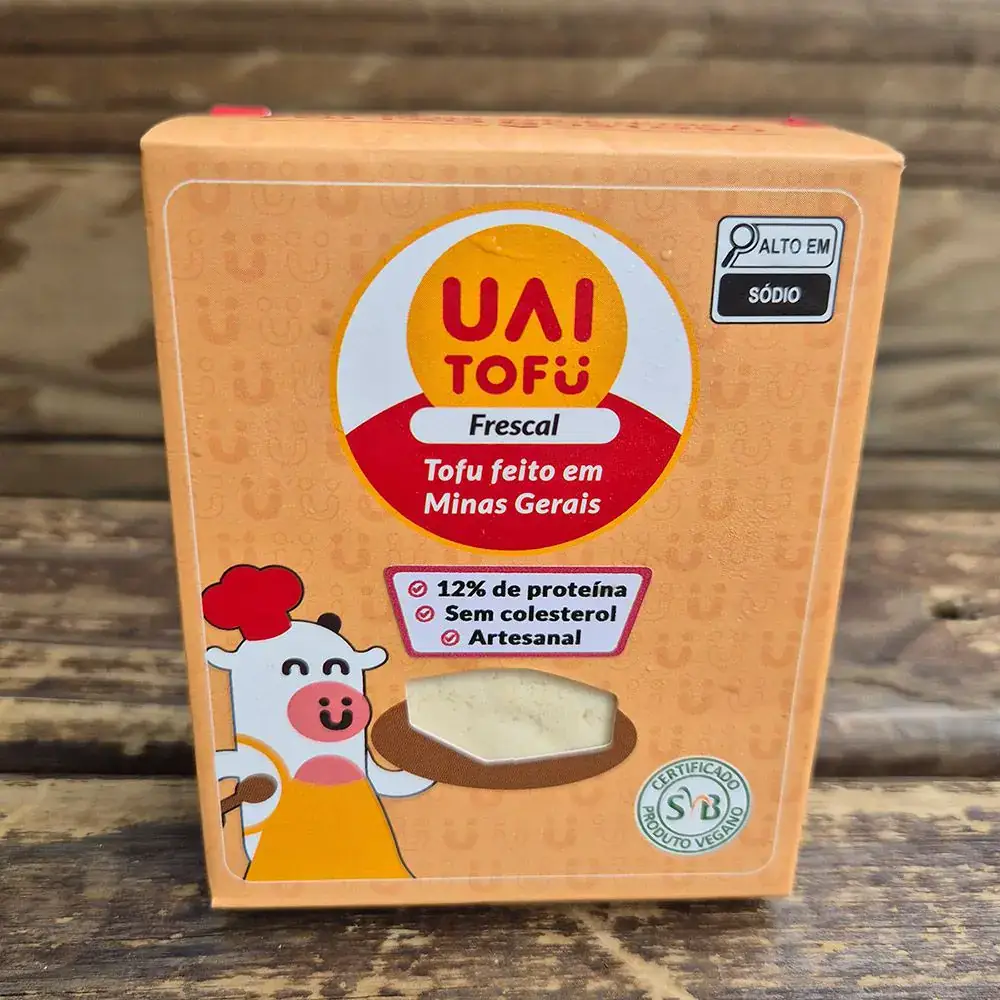 Tofu Frescal Soja Orgânica - UAI Tofu 200 a 250g
