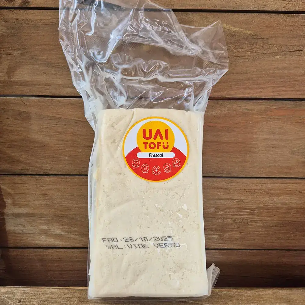 Tofu Frescal Soja Orgânica - UAI Tofu 400 a 500g