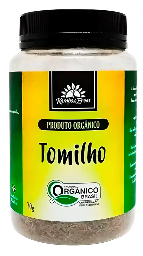 Tomilho Orgânico Potão 70g - Kampo de Ervas
